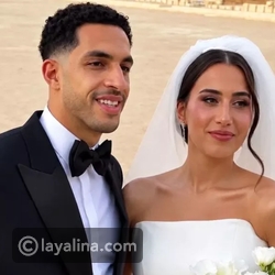 زفاف مصطفى شوبير وإطلالة عروس ملكية أنيقة