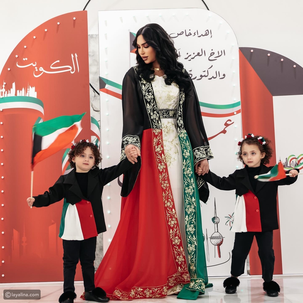 إطلالة الدكتورة خلود العيد الوطني الكويتي