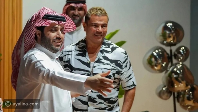 تركي آل الشيخ يدافع عن عمرو دياب بعد إنجاز غينيس