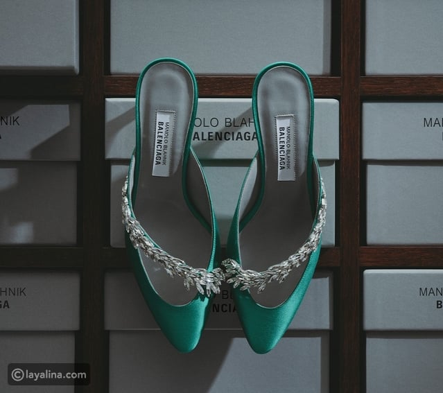 مجموعة Balenciaga × Manolo Blahnik: تعاون استثنائي يعيد تعريف أناقة الأحذية الفاخرة